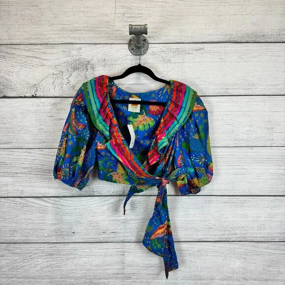 FARM Rio Colorful Patterned Blouse - Picture 2 of 12